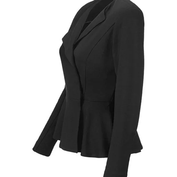 CAbi 3549 Agency Peplum Jacket Size 10 New In Bag - Picture 3 of 10